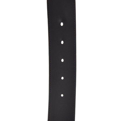 Gucci Moon Calfskin Pearl Double G 40mm Belt 90 36 Black Cream 6 of 7