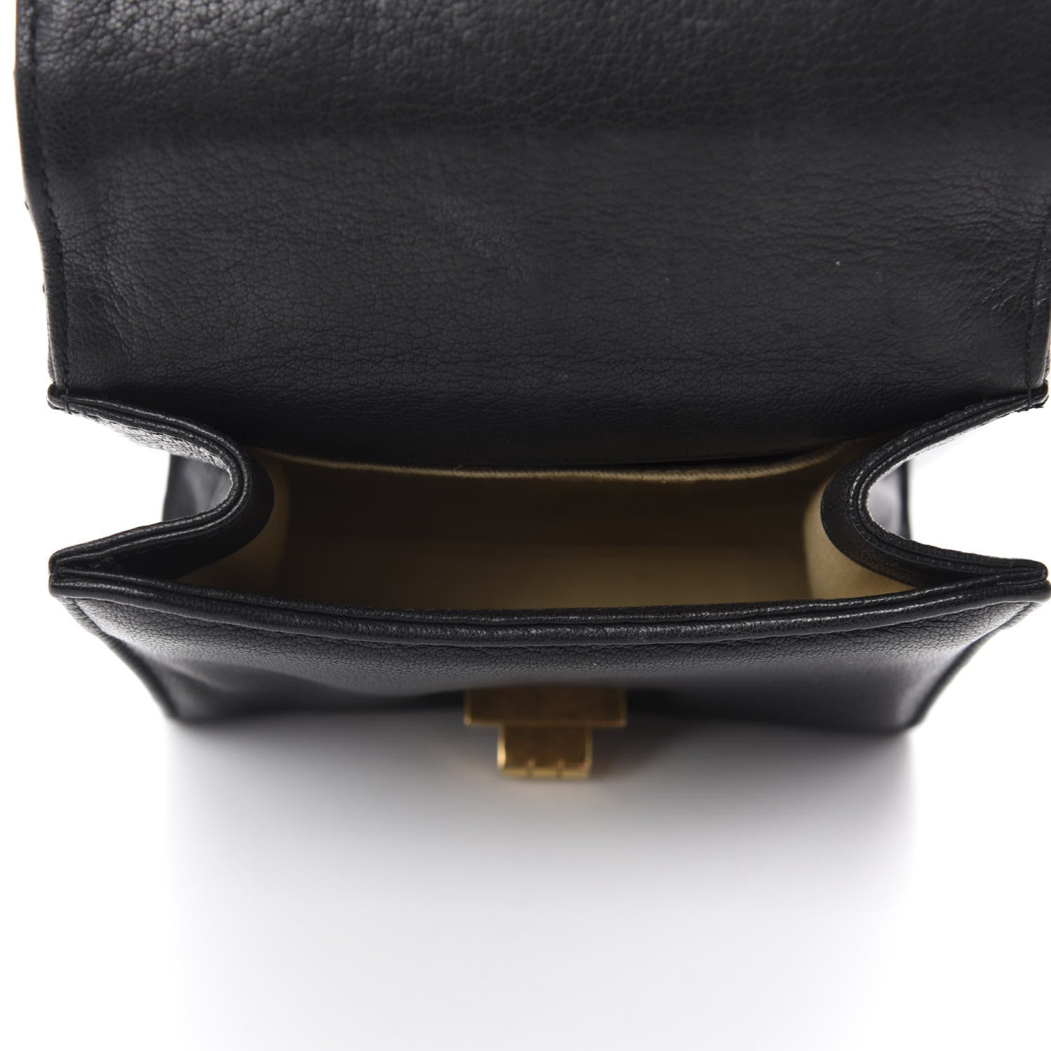 Chanel Goatskin Quilted Small Rita Top Handle Flap Black 5 of 10