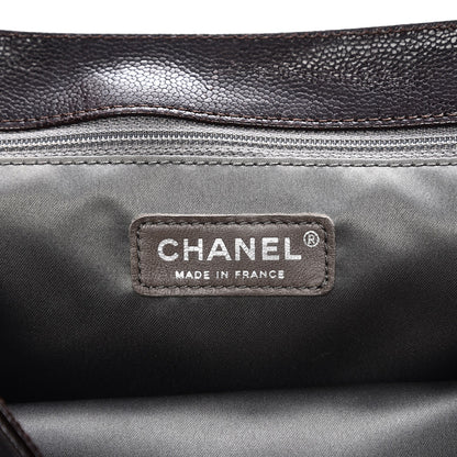 Chanel Glazed Caviar Small Pocket In The City Shoulder Bag Brown 6 of 8
