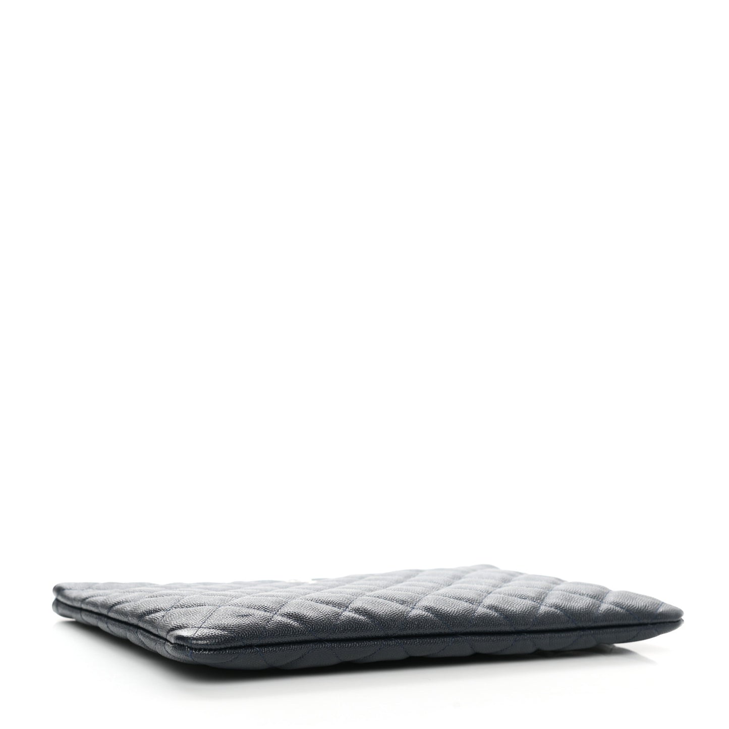Caviar Quilted Medium Cosmetic Case Navy