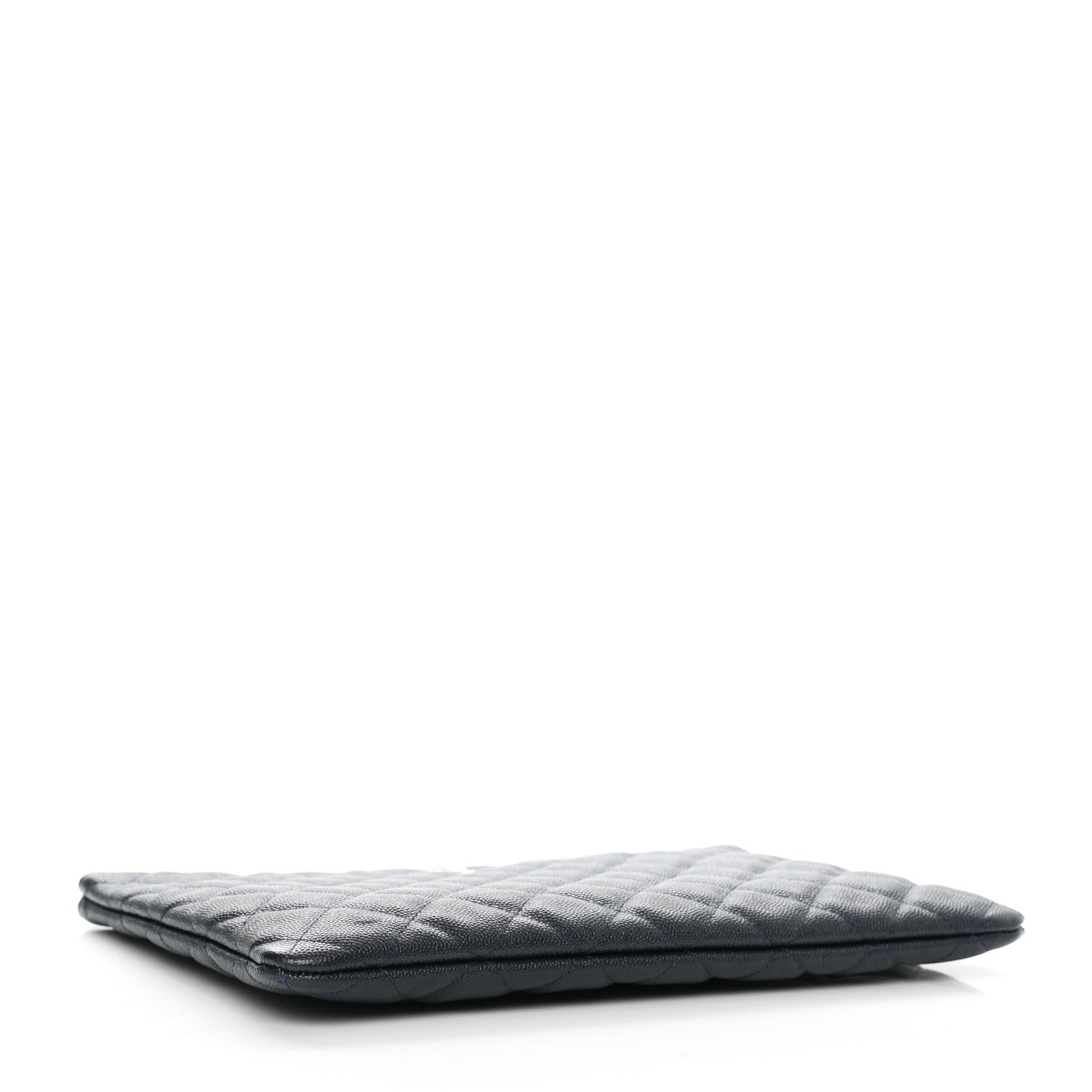 Chanel Caviar Quilted Medium Cosmetic Case Navy 4 of 8