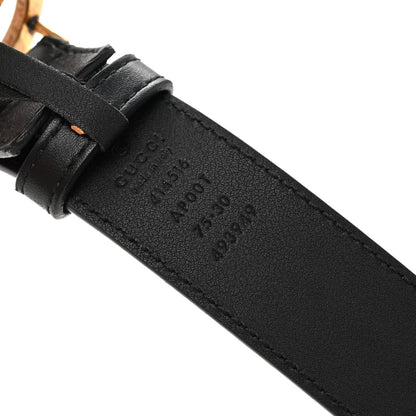 Gucci Calfskin Double G 30mm Belt 75 30 Black 3 of 8