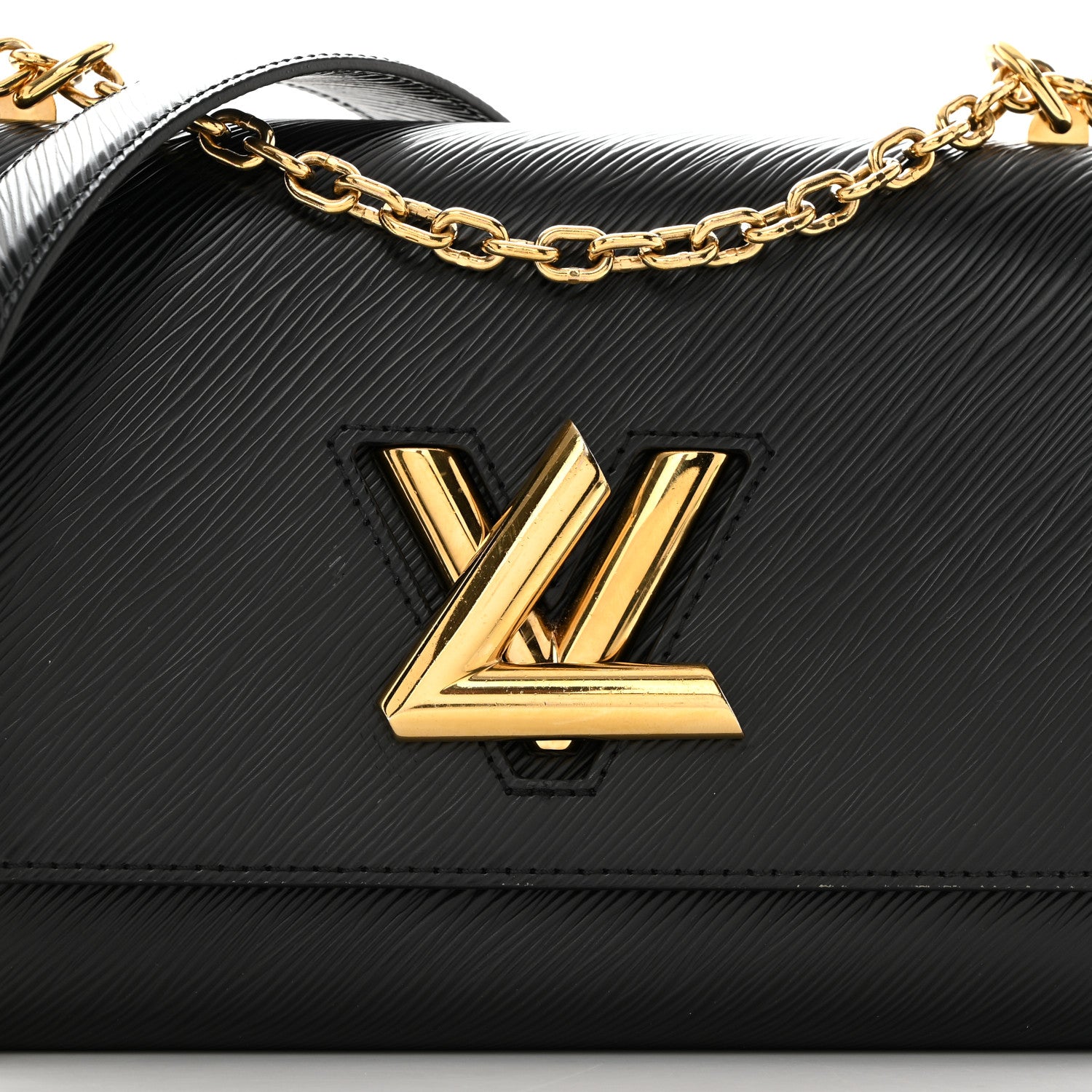 Louis Vuitton Epi Twist Shoulder Bag MM Black 7 of 10