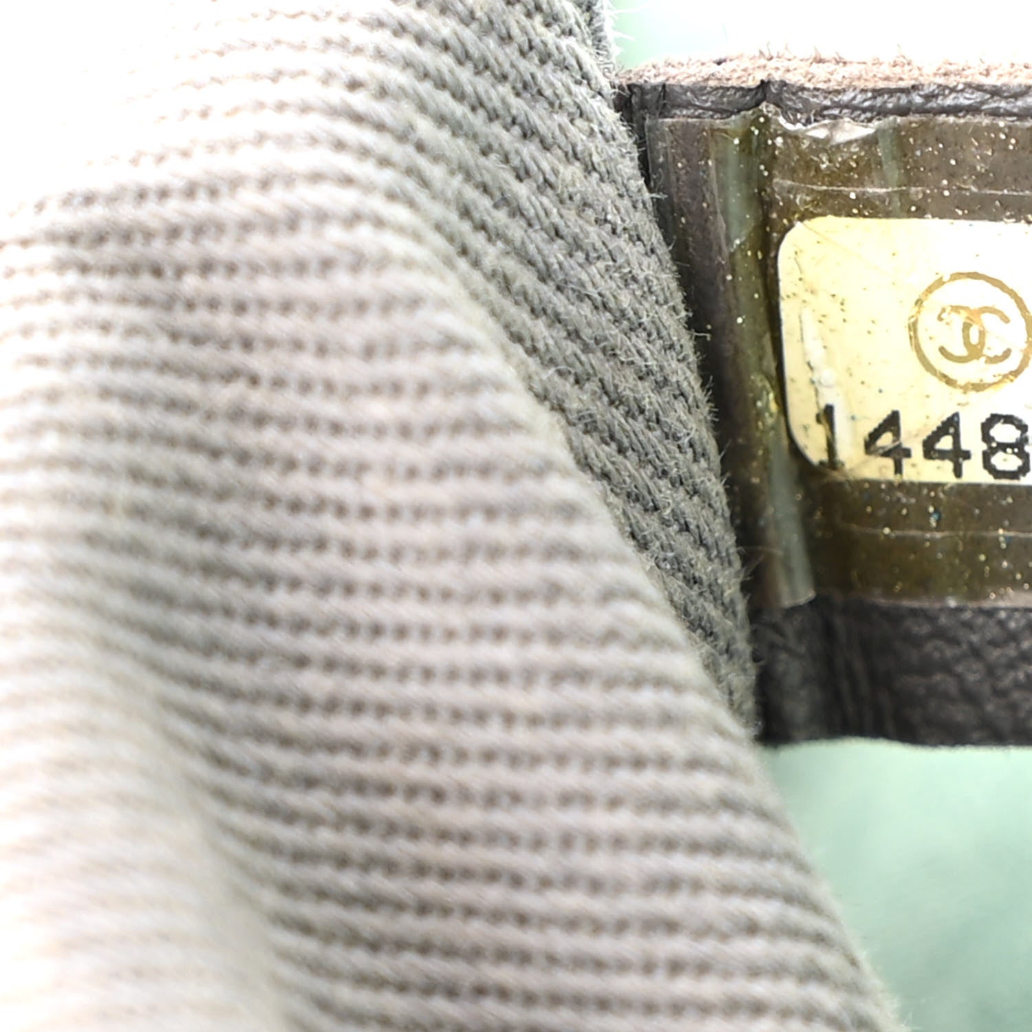 Chanel Iridescent Calfskin Glint Flap Green 7 of 15