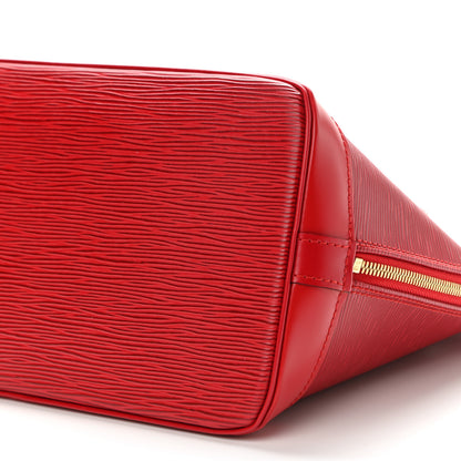 Louis Vuitton Epi Alma GM Castillan Red 9 of 10