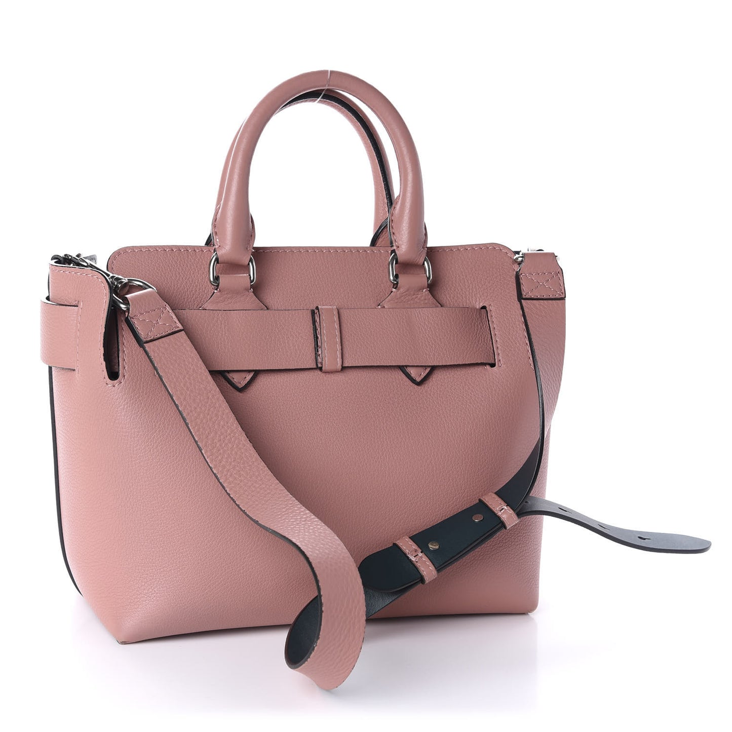 Soft Grain Calfskin Small Belt Bag Dusty Pink