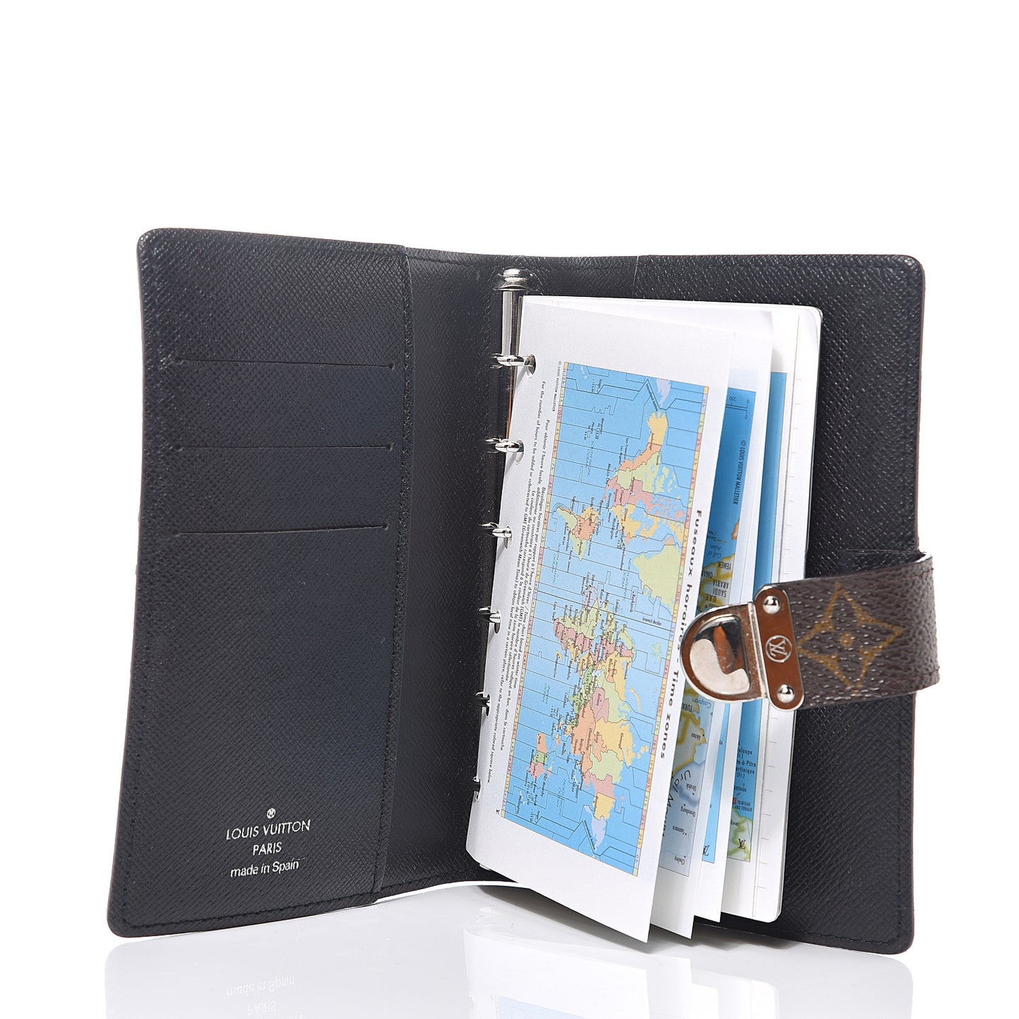 Monogram Koala Small Ring Agenda Cover Black