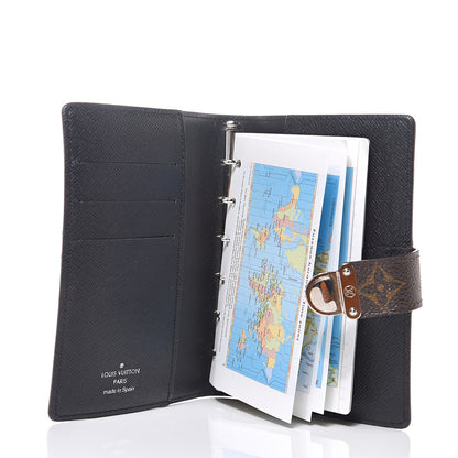 Louis Vuitton Monogram Koala Small Ring Agenda Cover Black 4 of 6