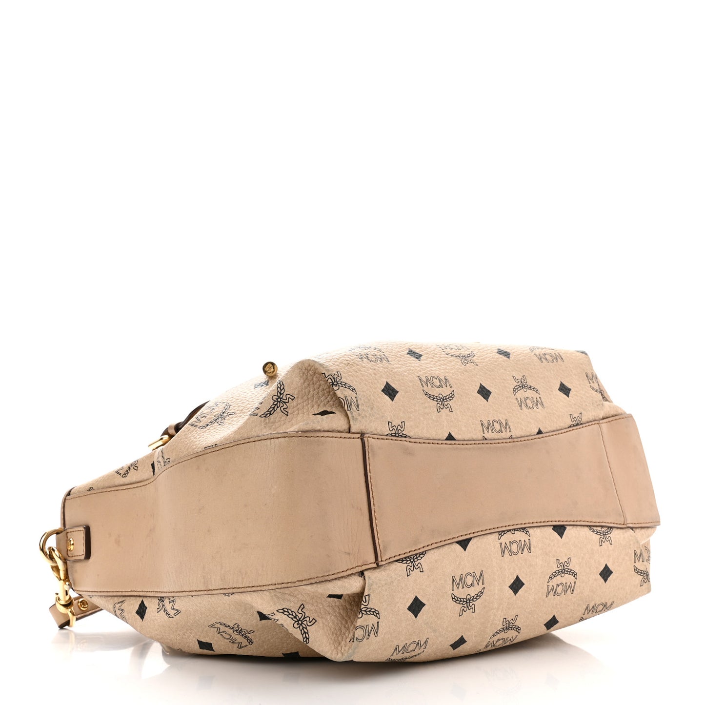 Visetos Drawstring Bucket Bag Beige