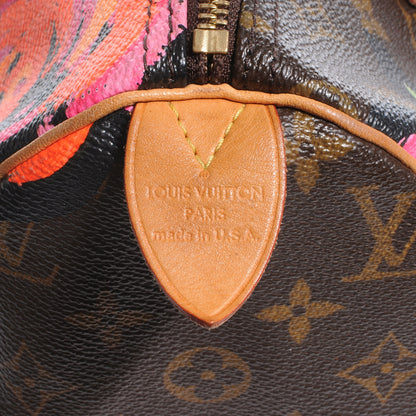 Louis Vuitton Monogram Roses Speedy 30 5 of 7