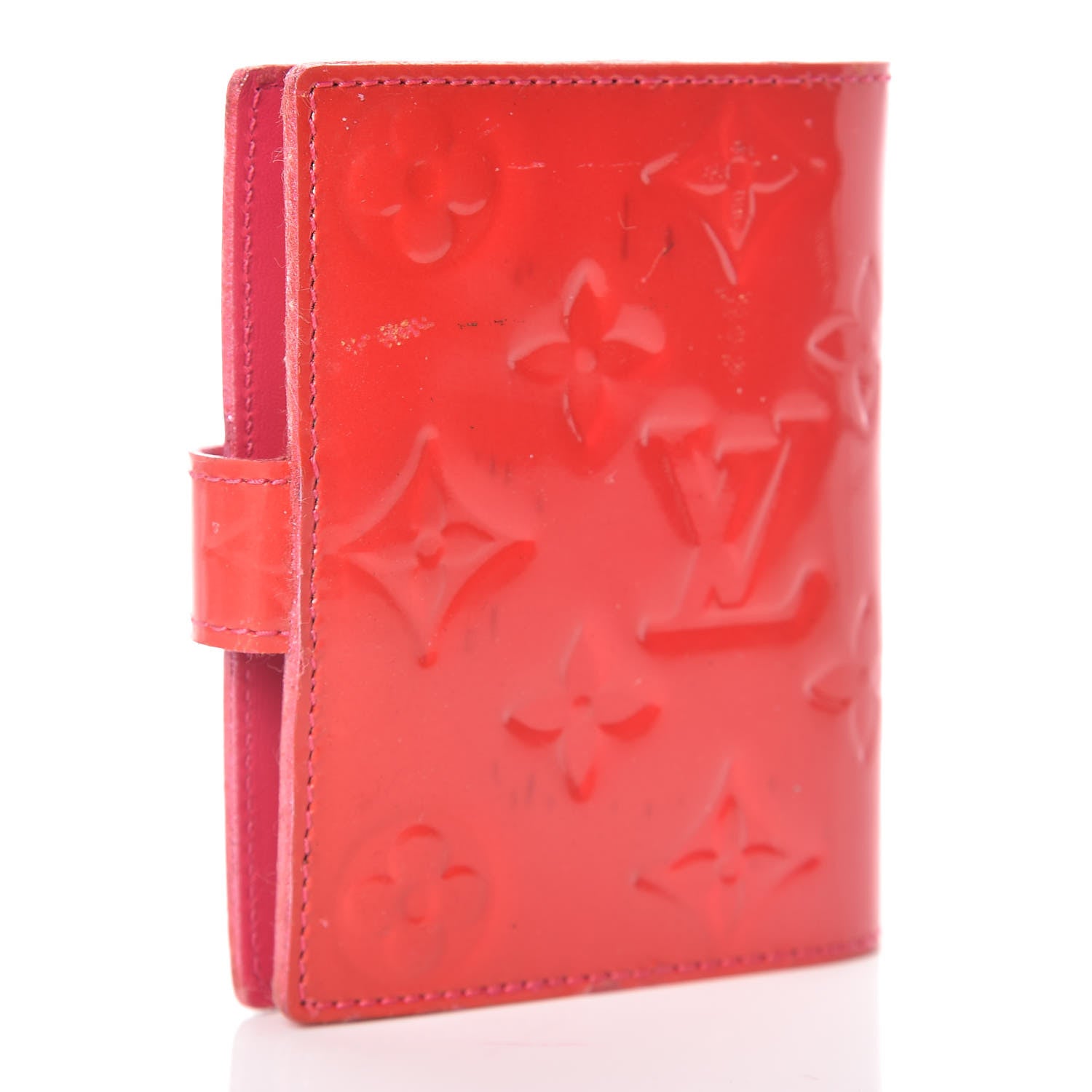 Louis Vuitton Vernis Mini Agenda Cover Framboise 3 of 14