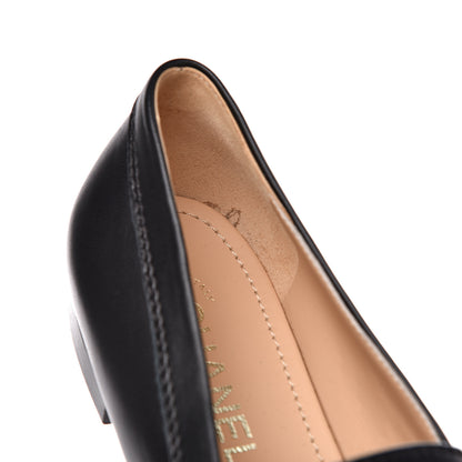 Chanel Lambskin CC Loafers 38.5 Black 9 of 11
