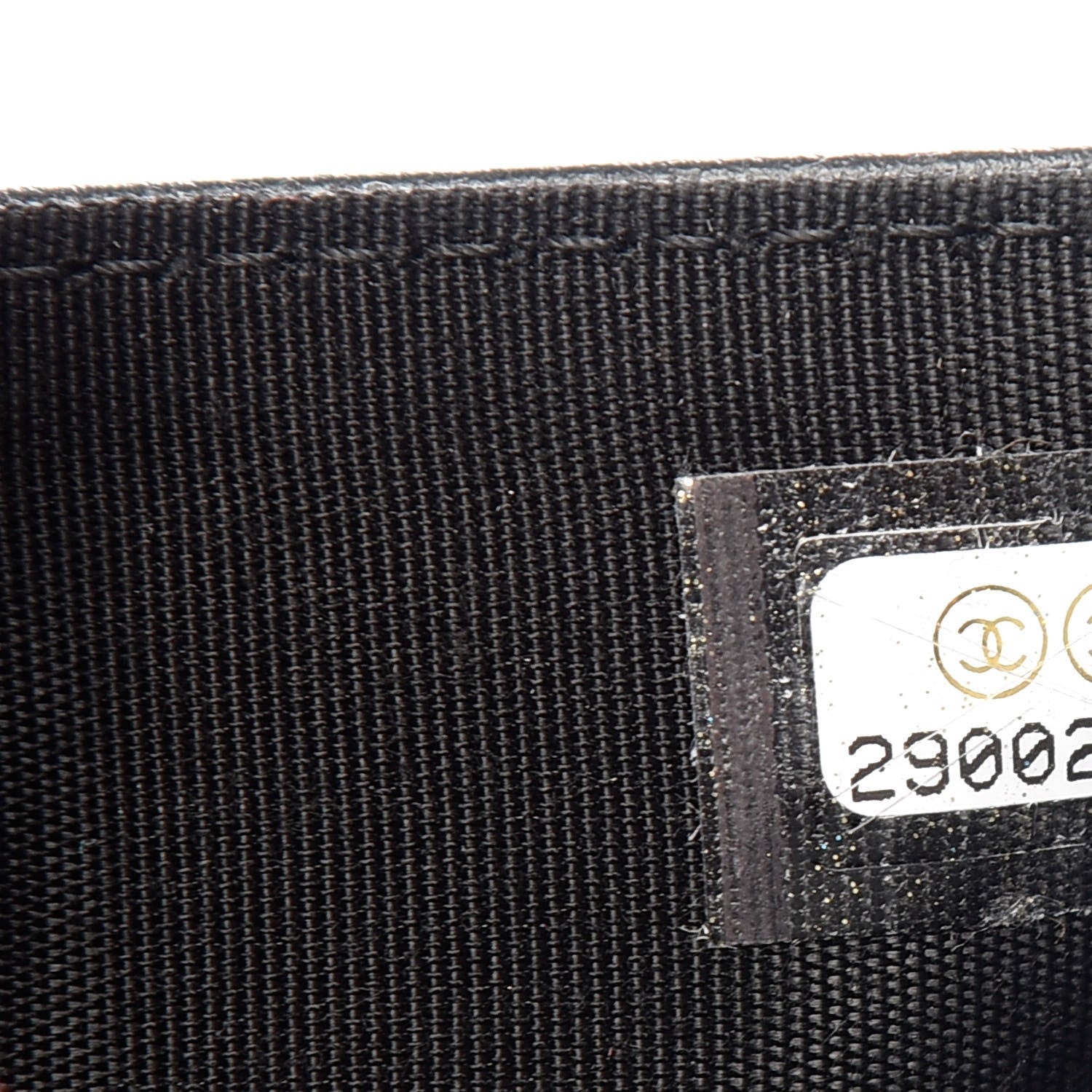 Chanel Caviar Quilted Compact Boy Wallet Black 7 of 8
