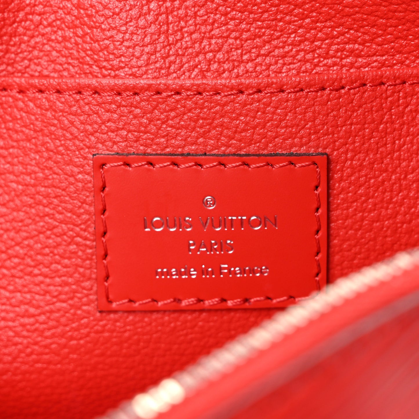Epi Cosmetic Pouch Coquelicot
