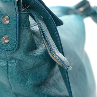 Balenciaga Agneau Day Messenger Bleu Mineral 5 of 14