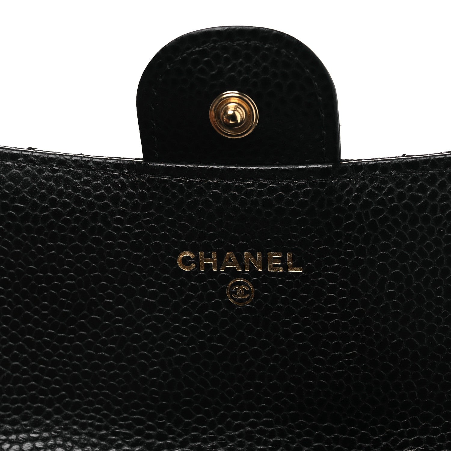 Chanel Caviar Quilted Large Gusset Flap Wallet Black 12 of 20