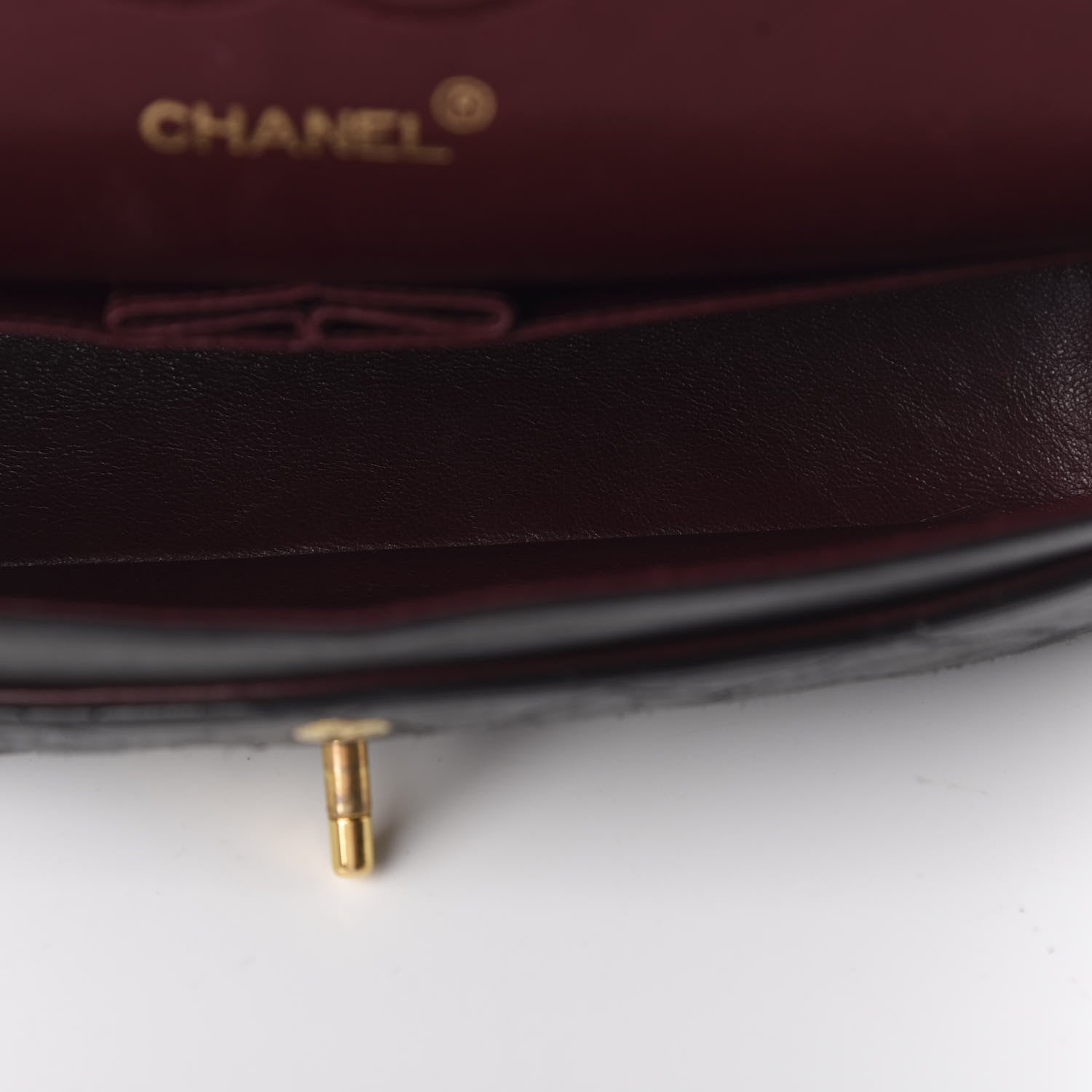 Chanel Lambskin Quilted Medium Double Flap Black 8 of 12