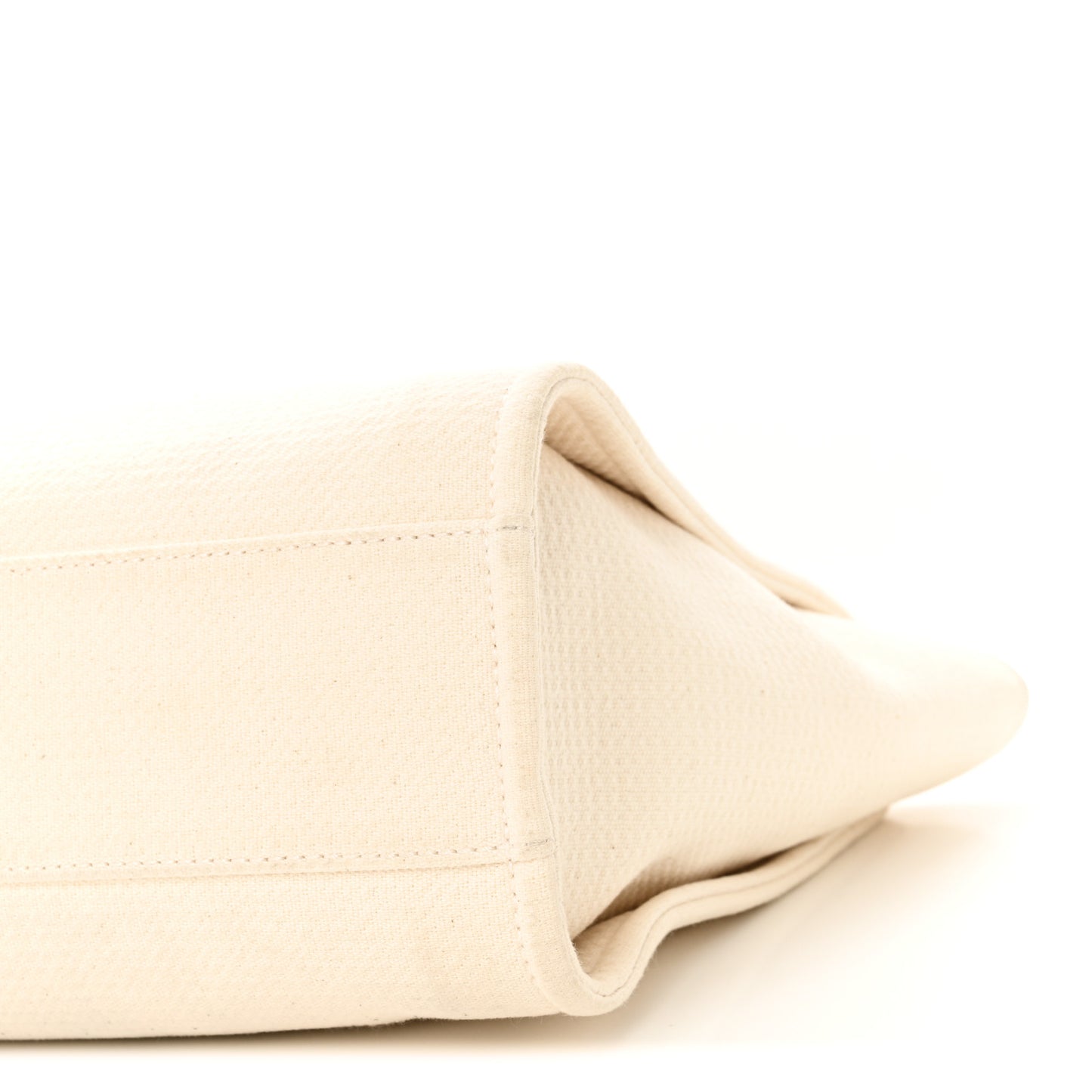 Mixed Fibers Medium Deauville Tote White