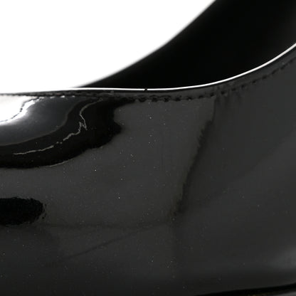 Saint Laurent Patent Classic Paris 105 Escarpin Pumps 36 Black 10 of 11