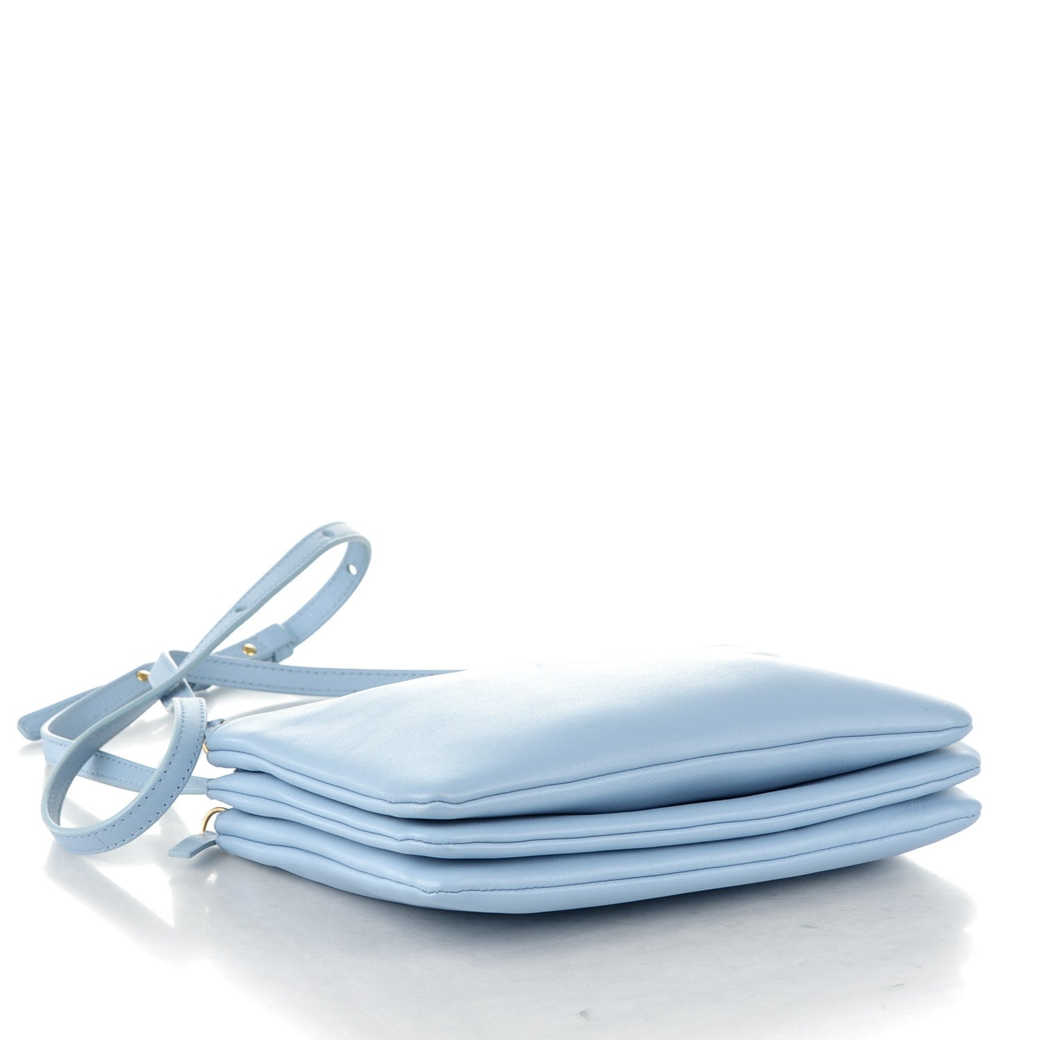 Celine Lambskin Small Trio Crossbody Bag Lavender 4 of 7