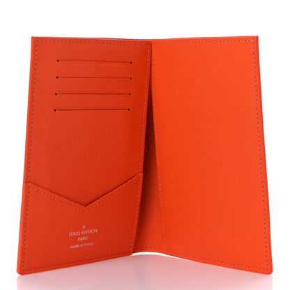 Louis Vuitton Taigarama Passport Cover Orange 5 of 6