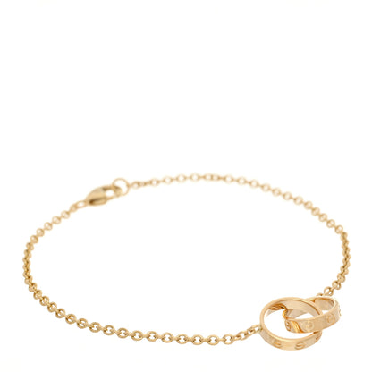 Cartier 18K Yellow Gold Interlocking LOVE Bracelet 1 of 5