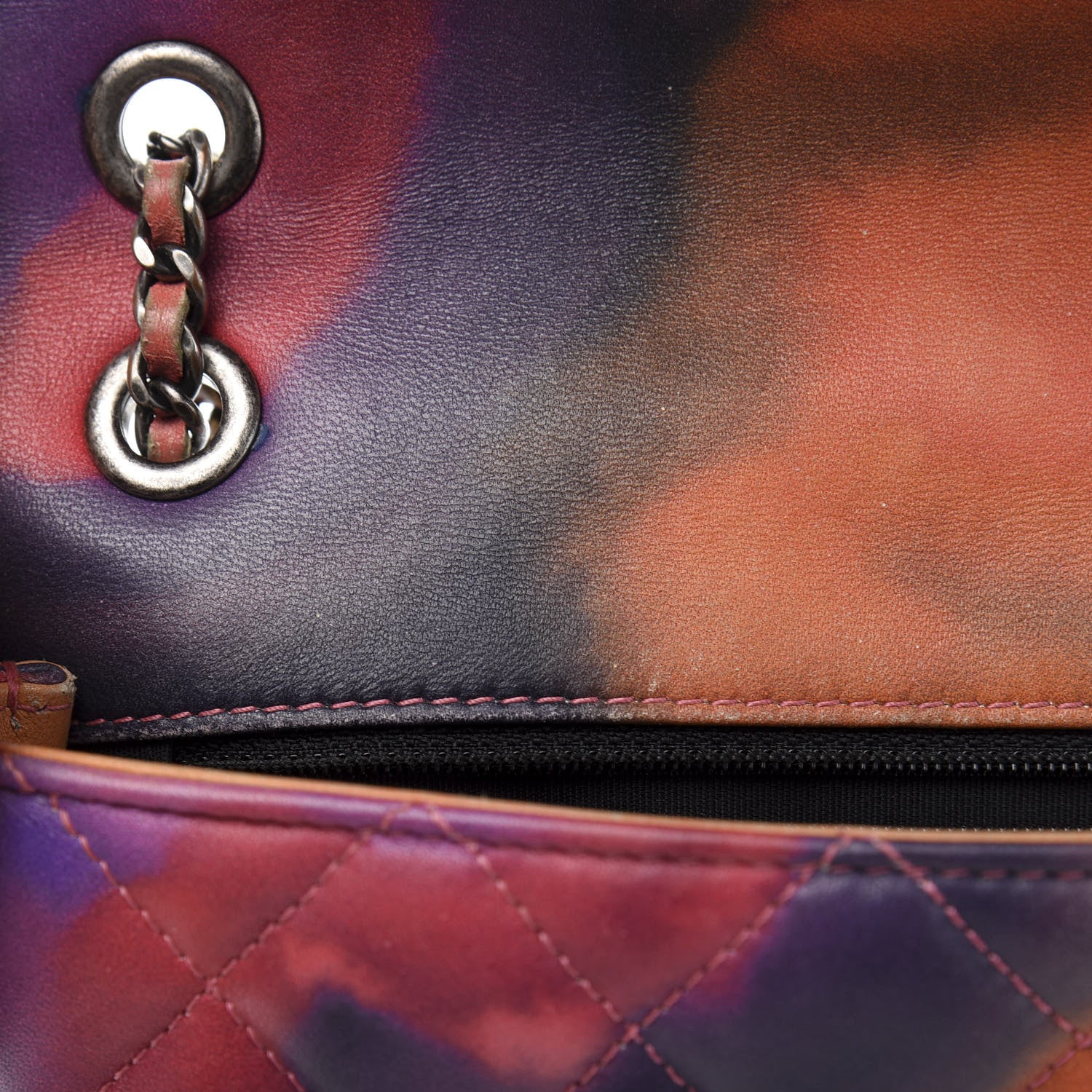 Chanel Printed Lambskin Quilted Small Flower Power Flap 8 of 11