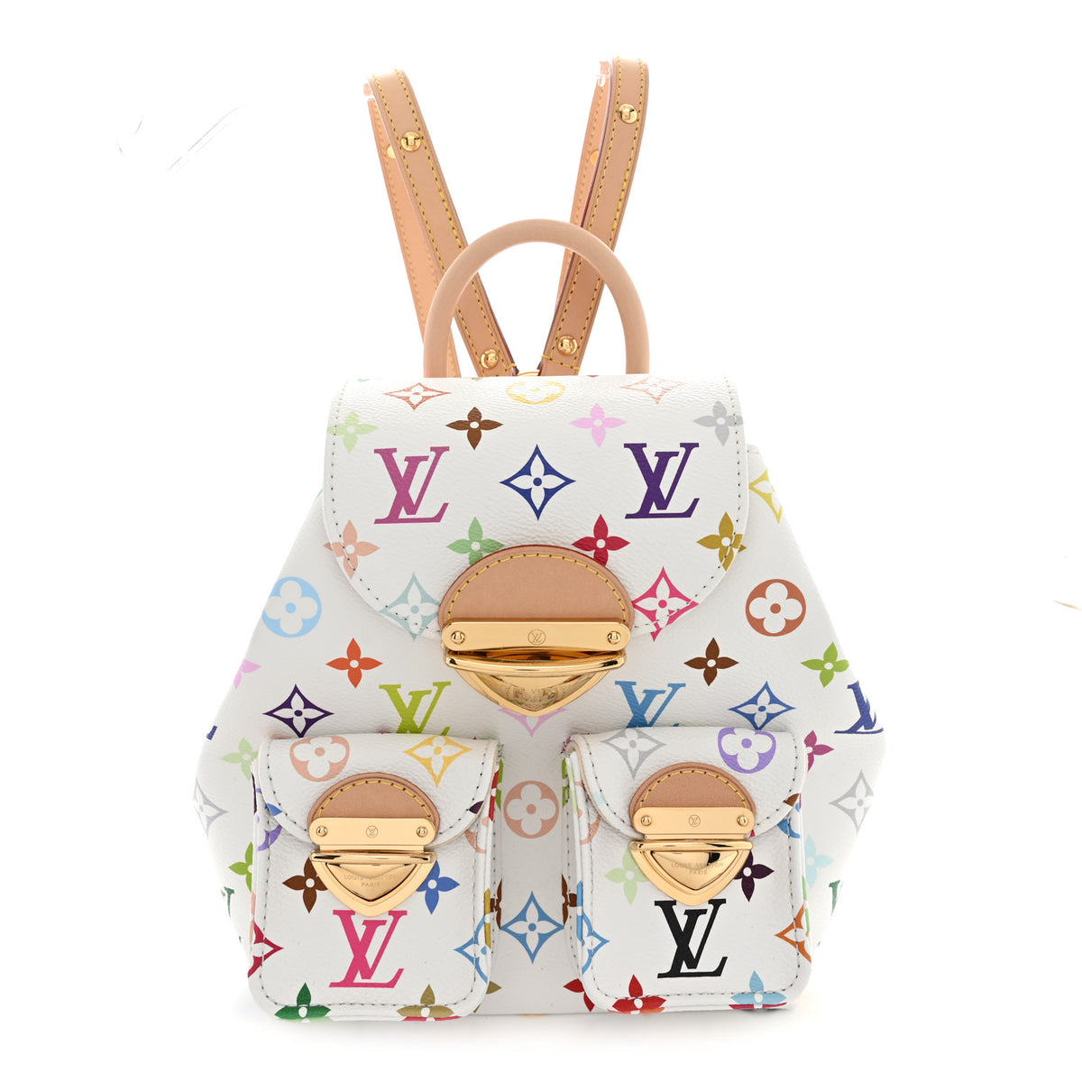 LV X TM Monogram Multicolor Venice Backpack White