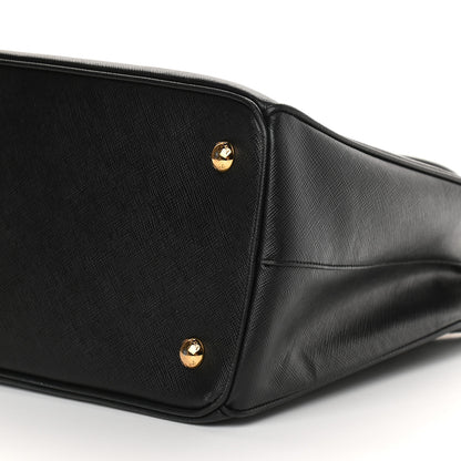 Prada Saffiano Lux Medium Tote Black 9 of 10