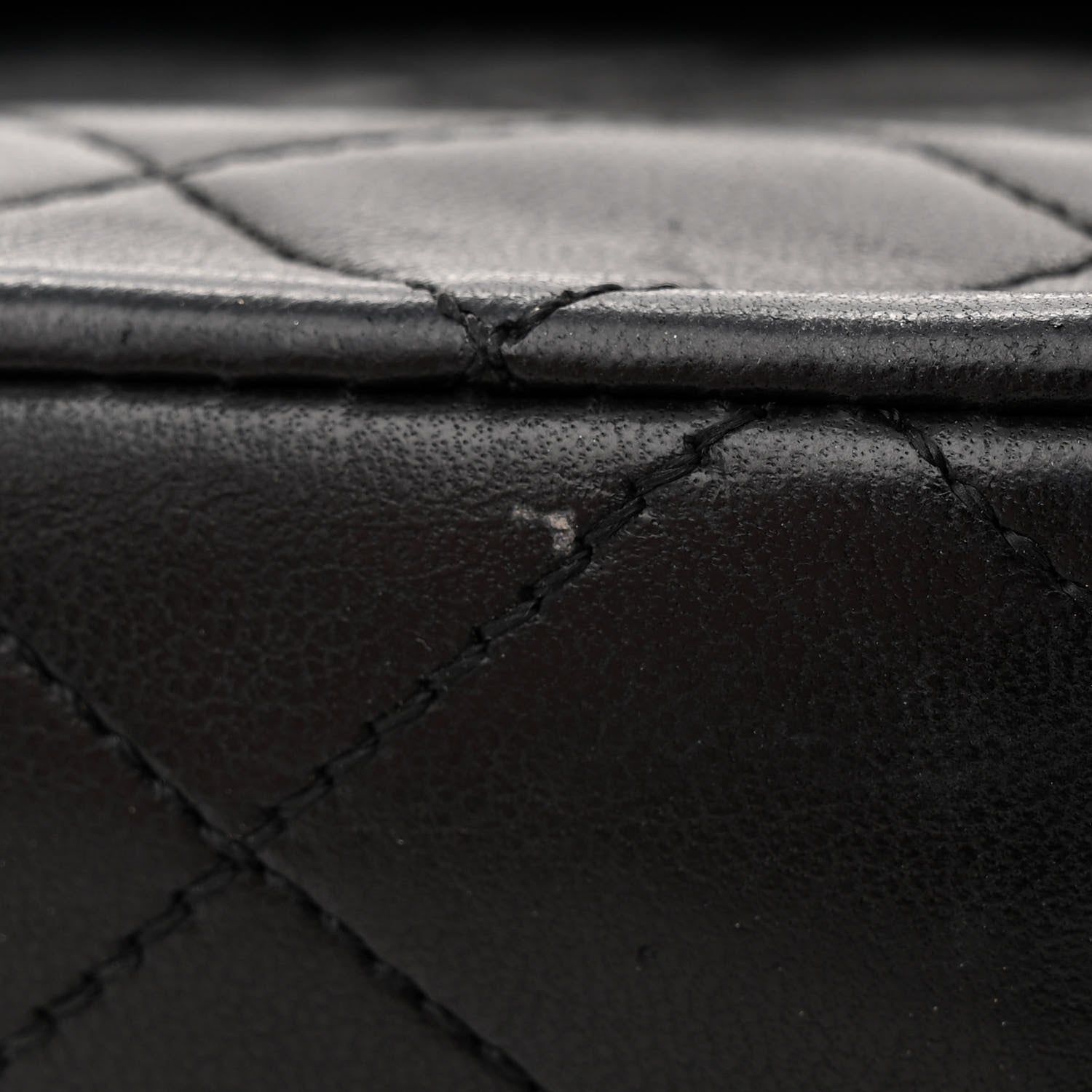 Chanel Lambskin Quilted Mini Square Flap Black 13 of 14