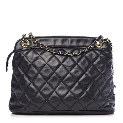 Chanel Lambskin Quilted Shoulder Bag Black 1 of 11