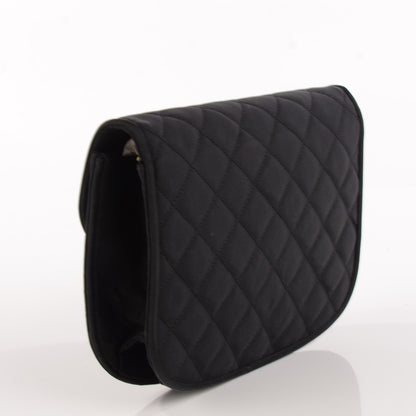 Chanel Satin Quilted Small Flap Black 3 of 9