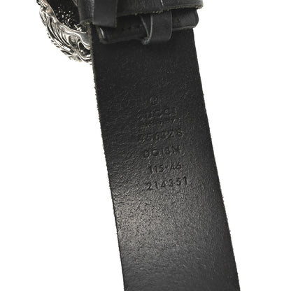 Gucci Calfskin Braided Dionysus Belt 115 46 Black 3 of 5