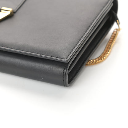 Saint Laurent Calfskin Classic Y Ligne Chain Wallet Black 9 of 10
