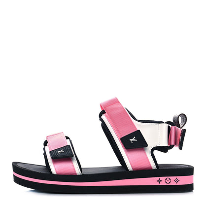 Louis Vuitton Monogram Flat Arcade Sandals 37 1 of 8
