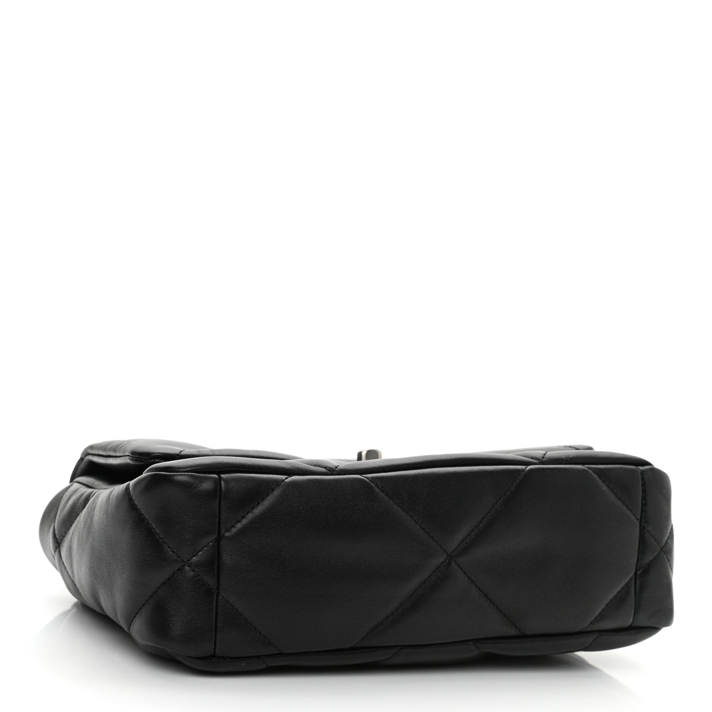 Lambskin Quilted Medium Chanel 19 Flap Black