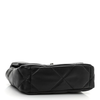 Chanel Lambskin Quilted Medium Chanel 19 Flap Black 4 of 10