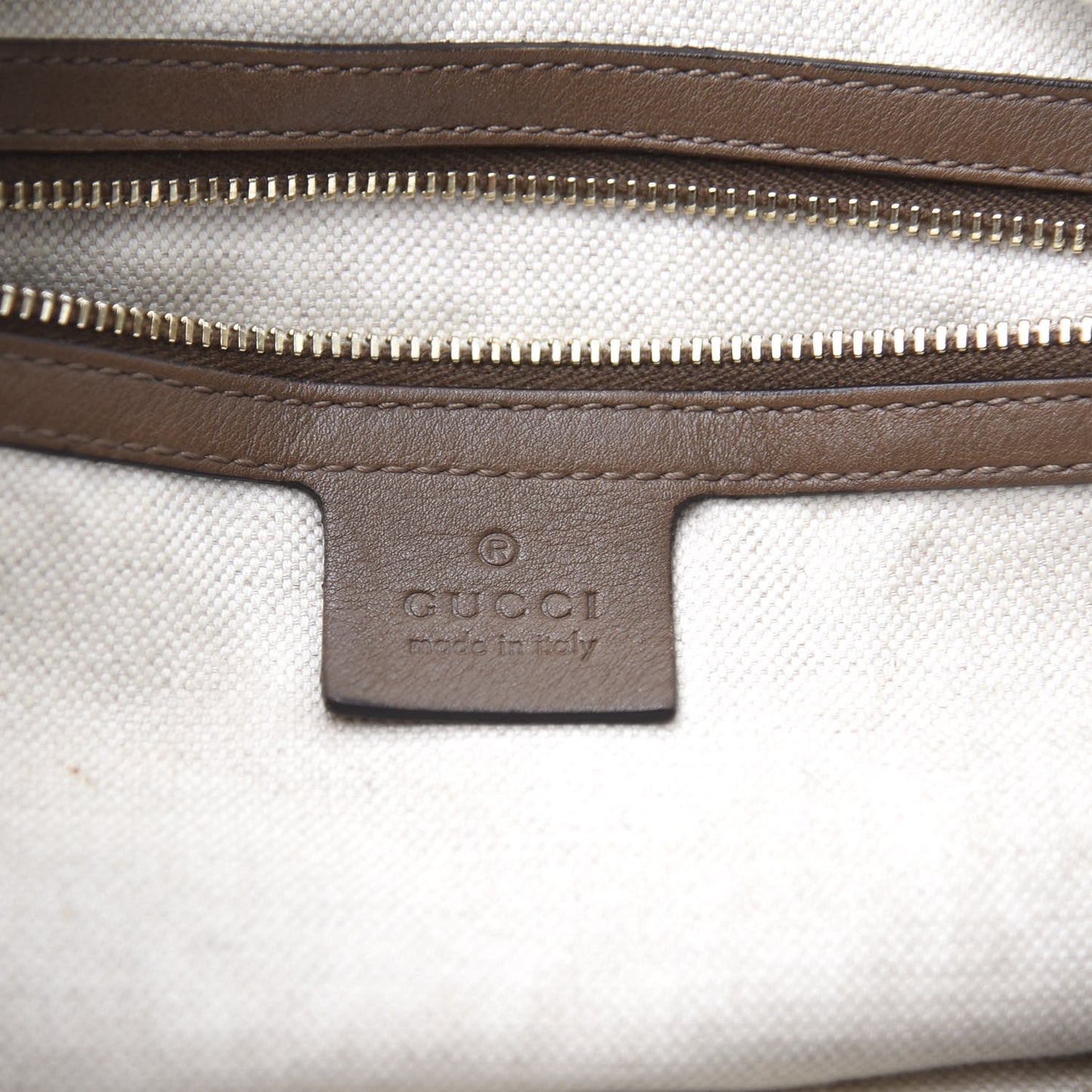 GG Supreme Monogram Margaux Calfskin Medium Nice Hobo Beige Ebony Acero