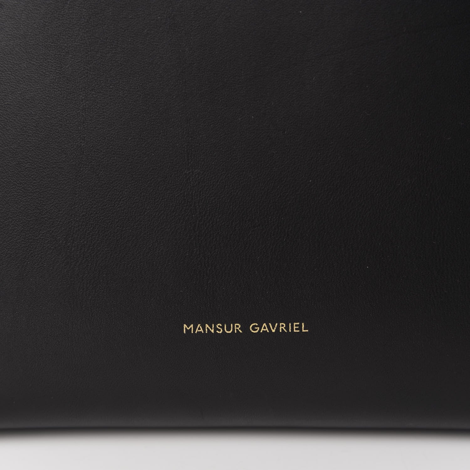 Mansur Gavriel Calfskin Mini Bucket Bag Black Flamma 18 of 20