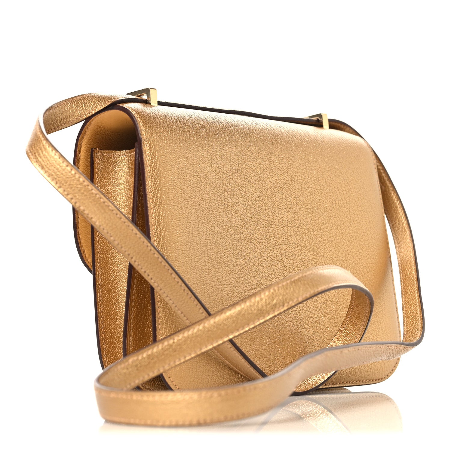 Hermes Metallic Chevre Chamkilight Constance 18 Doré 1856318
