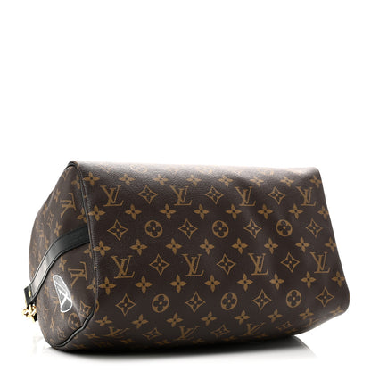 Louis Vuitton Monogram My World Tour Speedy Bandouliere 30 Black 4 of 9