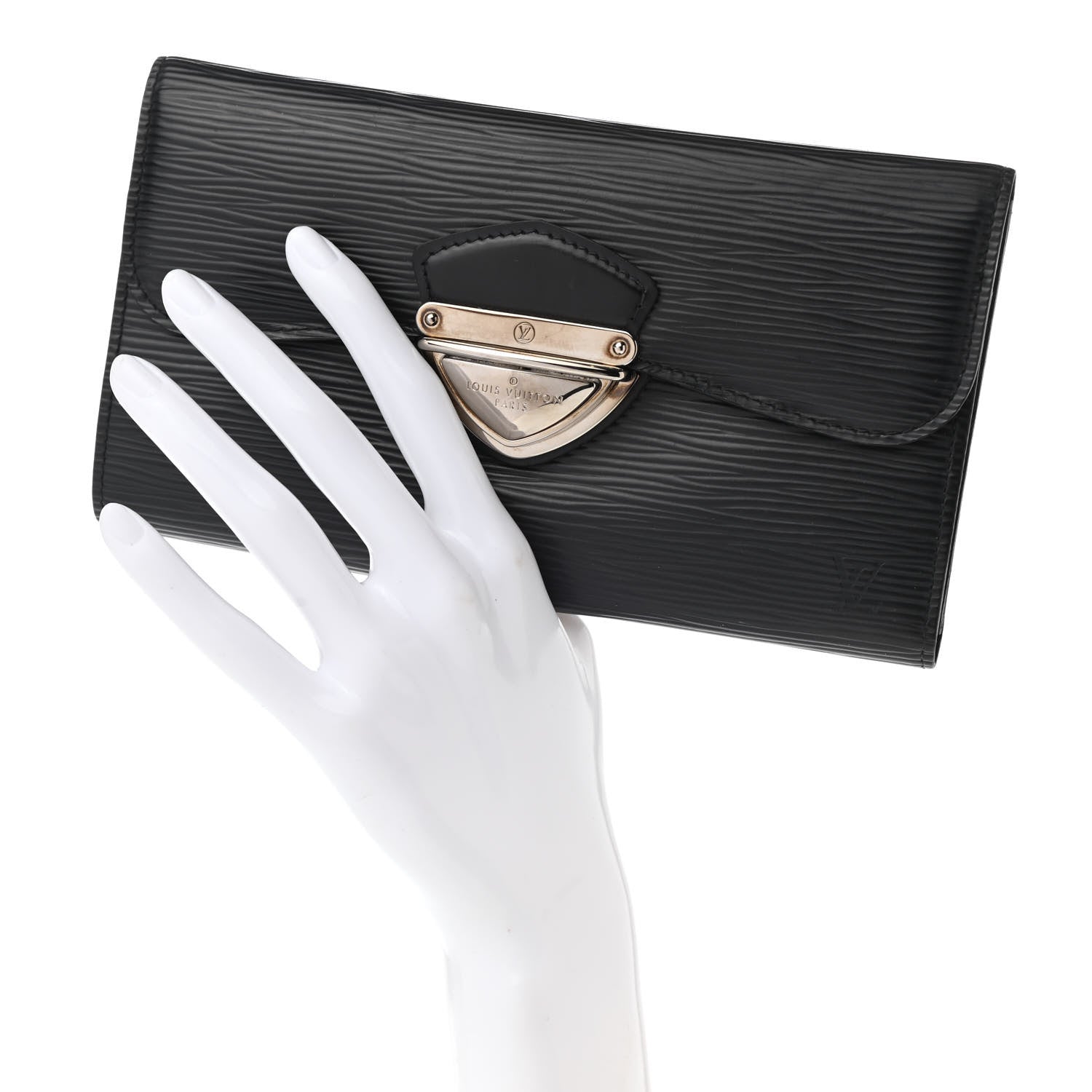 Louis Vuitton Epi Eugenie Wallet Black 2 of 8