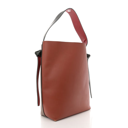 Celine Shiny Smooth Calfskin Small Twisted Cabas Camel Brick 4 of 15