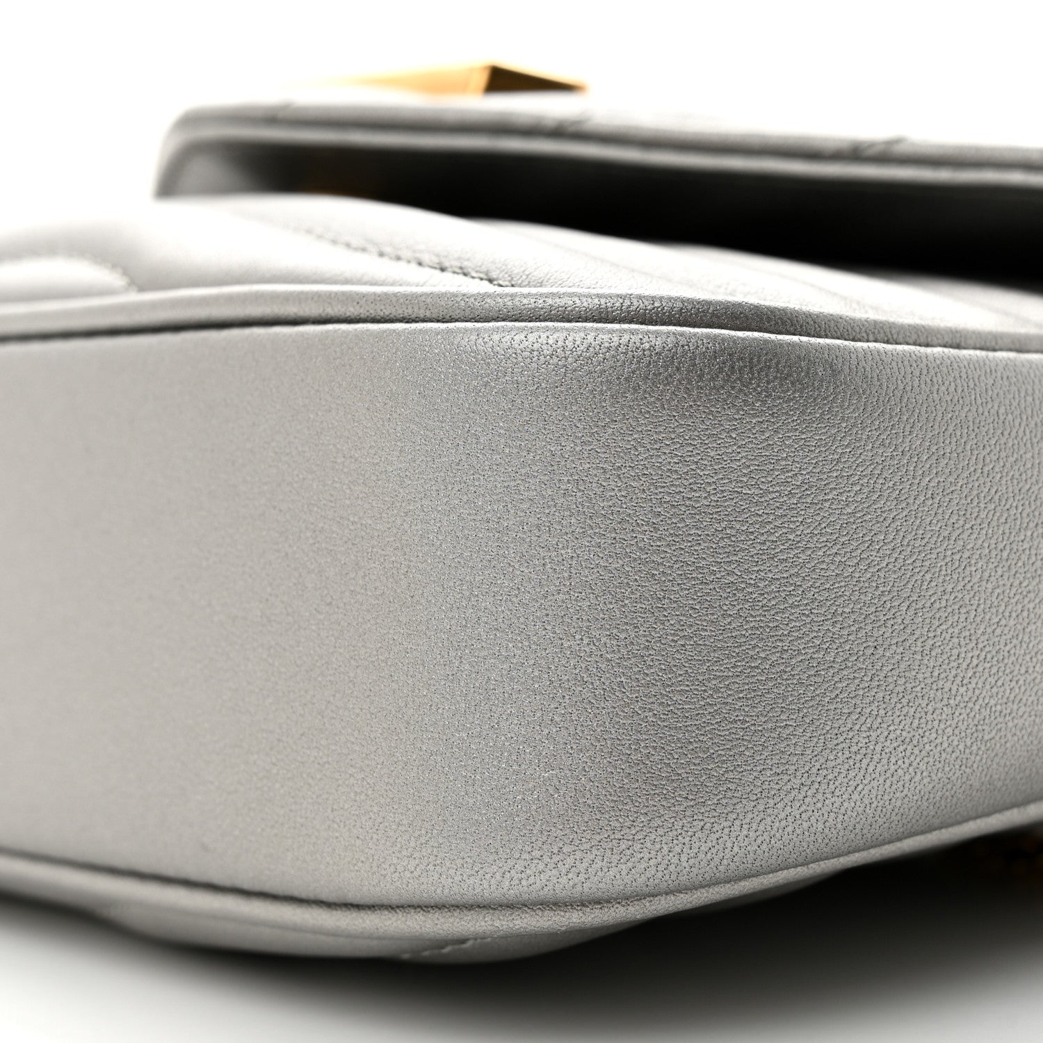 Louis Vuitton Calfskin New Wave Multi Pochette Metallic Grey 9 of 12