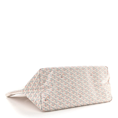 Goyard Goyardine Saint Louis Claire Voie GM White Pink 5 of 11