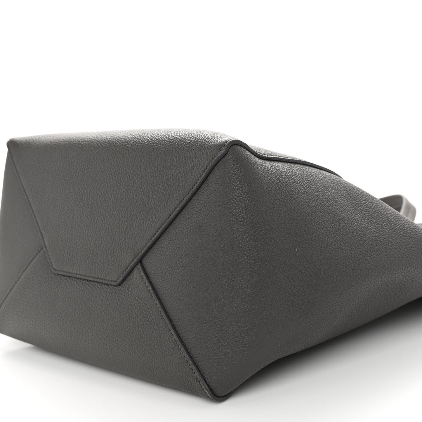 Soft Grained Calfskin Small Belt Cabas Phantom Taupe