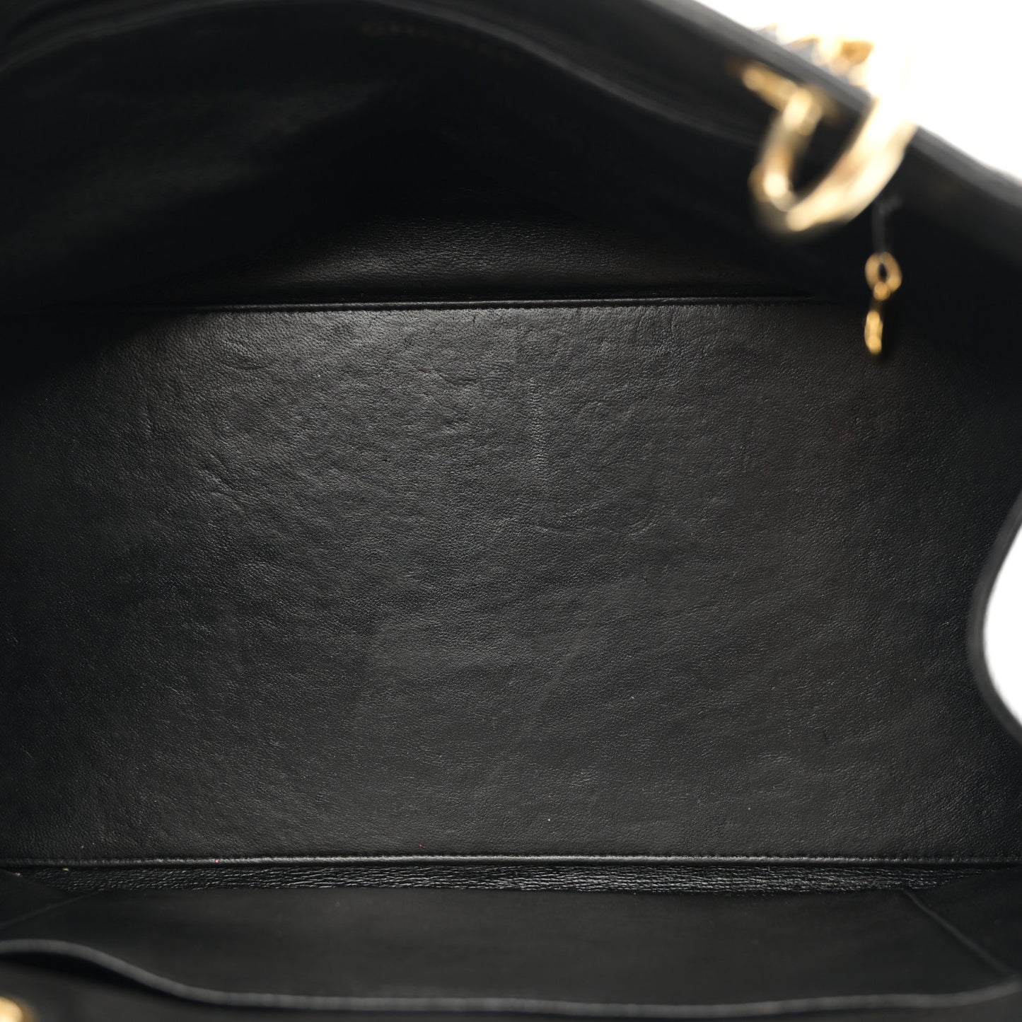 Patent Quilted Grand Shopping Tote GST Black