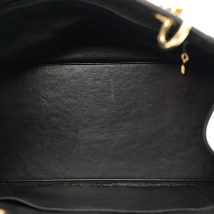 Chanel Patent Quilted Grand Shopping Tote GST Black 5 of 18