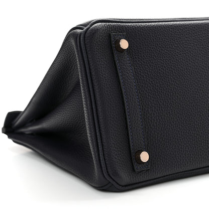 Hermes Togo Birkin 30 Bleu Nuit 9 of 13