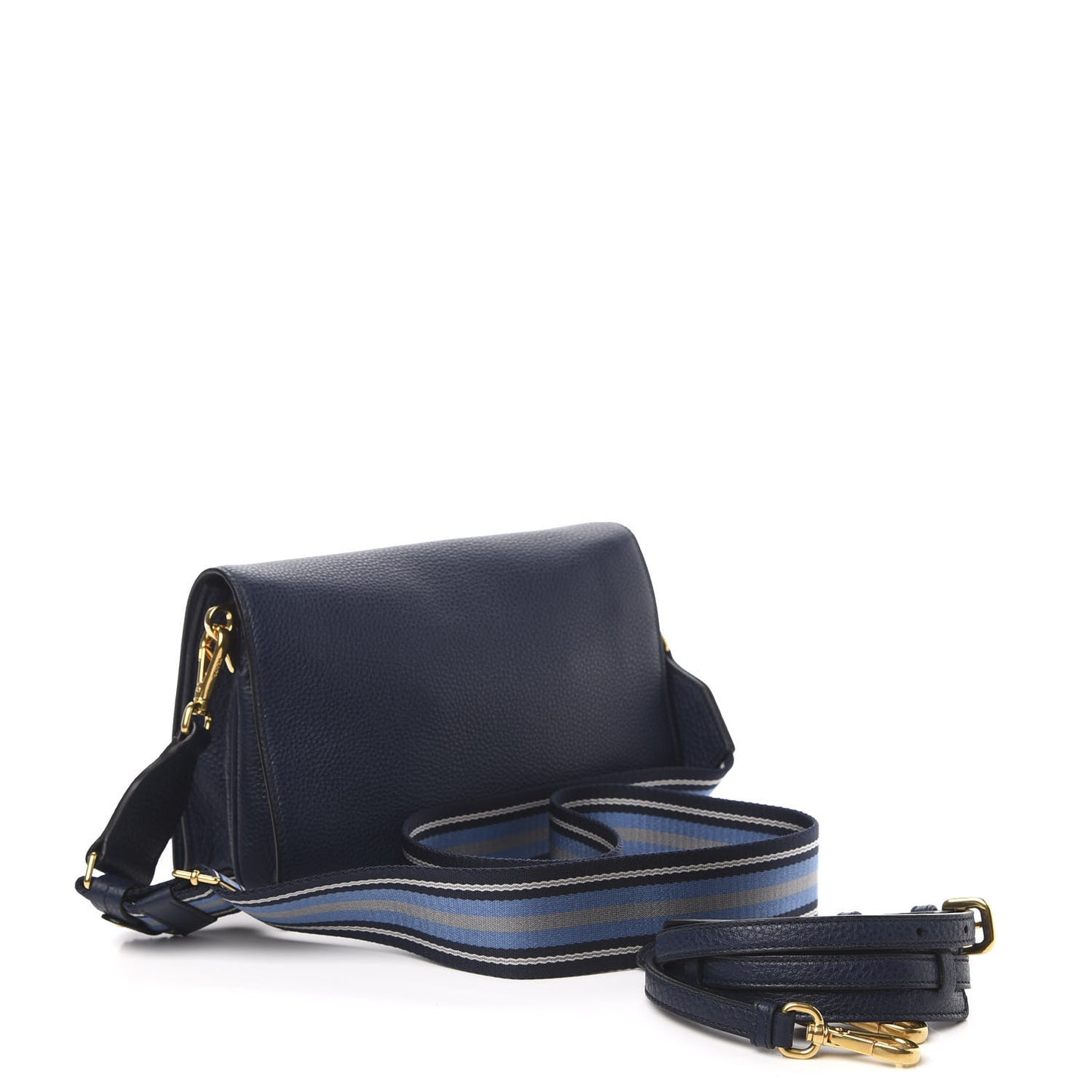 Vitello Daino Flap Crossbody Baltico
